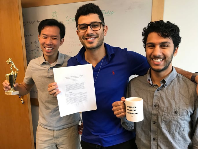 andplus innovation lab team abdul dremali, hirsh agarwal, andrew huang publishes first machine learning research