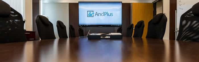 the AndPlus conference room